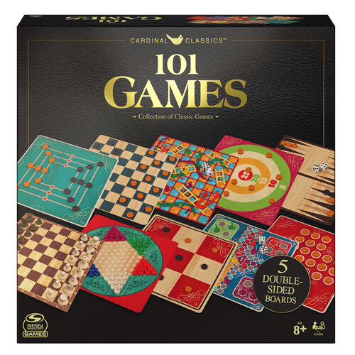 Cardinal Classic Wooden 101 Games Set