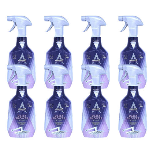 8PK Astonish Specialist Daily Shower & Shine Shower Cleaner 750ml - Purple