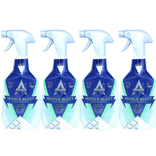 4PK Astonish Specialist Mould Blast Stain Remover Extra Strength 750ml