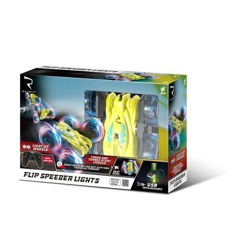 Revolt Flip Speeder Lights Remote Control Flip Car Kids 5y+