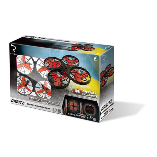 Revolt Remote Control Orbiter Avoidance Drone 13x13cm 8y+