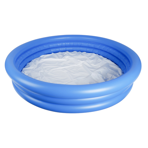 Airtime 3-Ring 152x30cm Inflatable Kiddie Pool - Blue