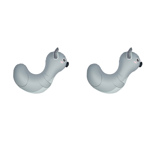 2x Airtime 92x85cm Koala Pool Racer Floater w/ Repair Patch Kids 3y+