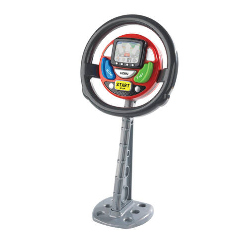 Casdon Sat Nav Steering Wheel Roleplay Interactive Driving Toy Kids 3y+ BK
