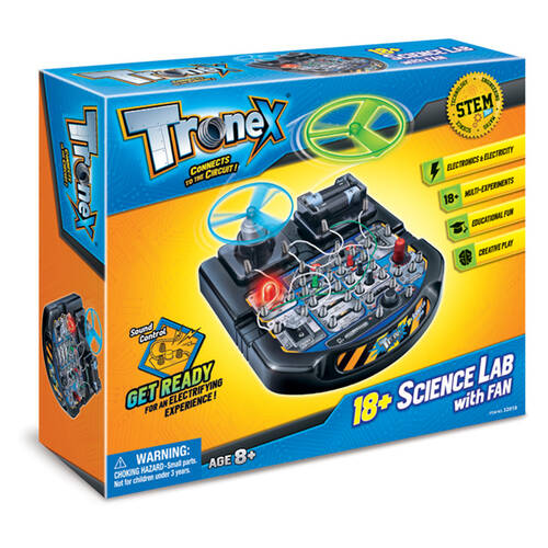Tronex Science Lab w/ Fan Kids Educational Science Kit 8y+