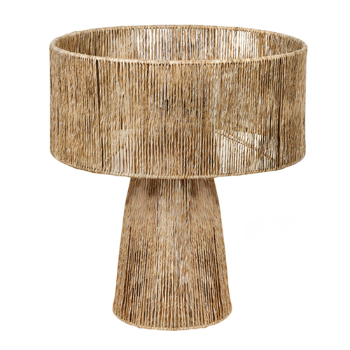 Maine & Crawford Aurora 45cm Iron/Paper Rope Table Lamp - Natural