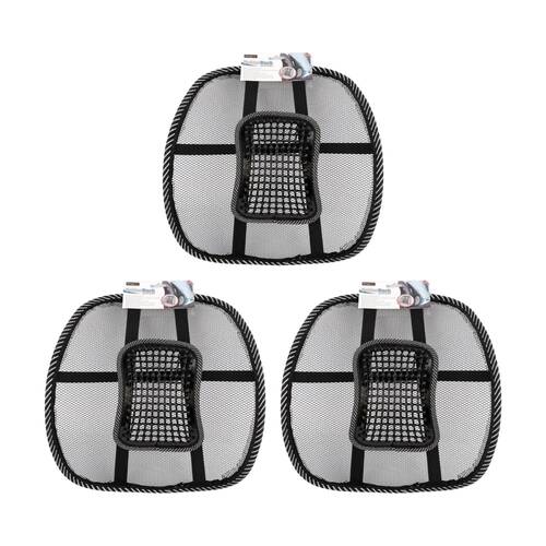 3PK HomeBrite Better Back Support Bushion Mesh Contruction For Office Chairs