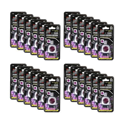 24PK AutoShift Car Air Freshener w/Vent Clip 30 Days 4ml Various Scents Assorted