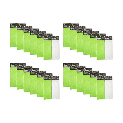 24PK AutoShift Premium Microfibre Drying Cloth Car Cleaning 50x70cm Assorted
