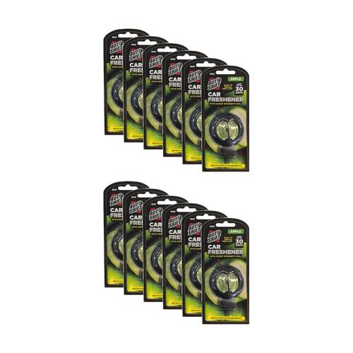 12PK AutoShift Car Vent Clip Air Freshener w/Scent Intensity Dial 4ml Assorted