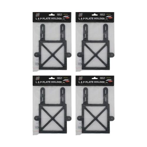 4PK AutoShift Easy Install Learners & Probationary Sign Licence Plate Holder