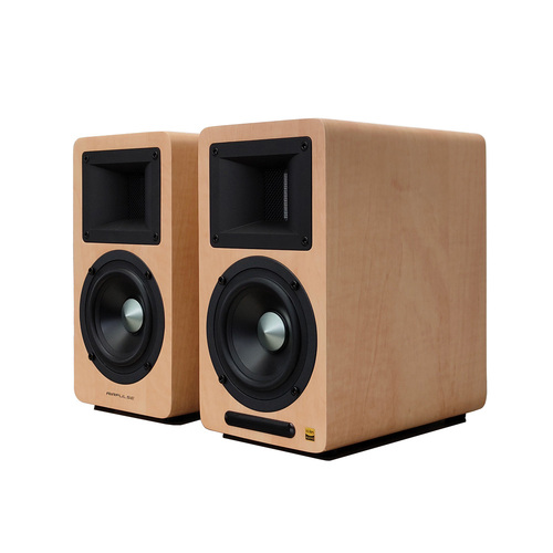 Airpulse A80 Active Bookshelf Speaker System - Pine