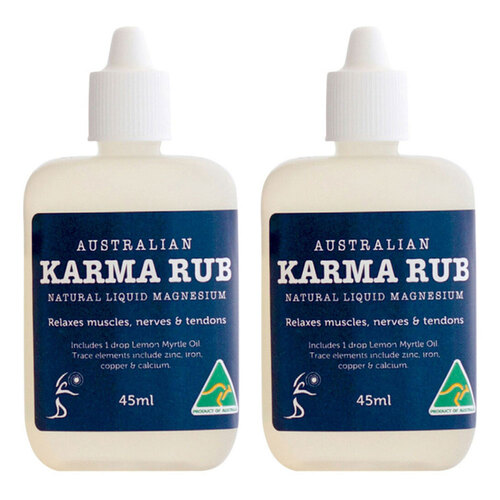 2PK Karma Rub Natural Liquid Magnesium 45ml Bottle