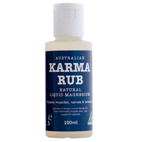 Karma Rub Natural Liquid Magnesium 100ml Bottle