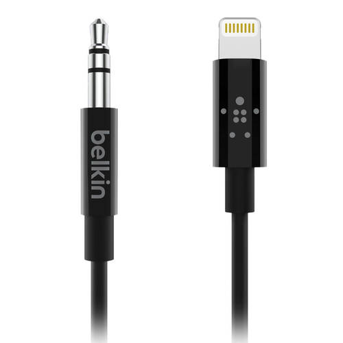 Belkin Lightning to 3.5mm Audio Cable - 1.8m - Black