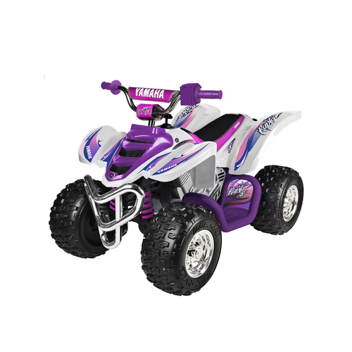 Yamaha Kids/Children 12V Electric Raptor ATV Ride On Girls Toy - Purple 3y+
