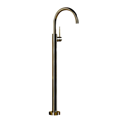 Astrawalker Icon Floor Mounted Bath Mixer w/Swivel Spout Brown Bronze