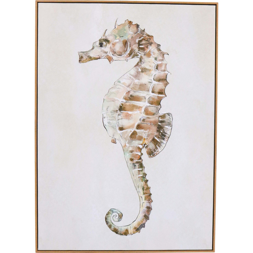 LVD Framed Canvas Home/Room Decor 50x70cm - Seahorse