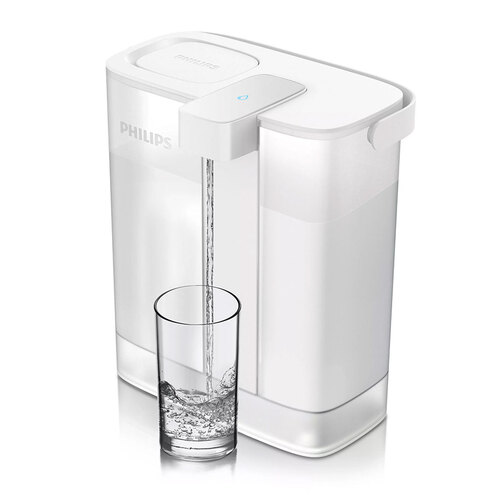 Philips 3L Powered Pitcher Instant Water Filter - White