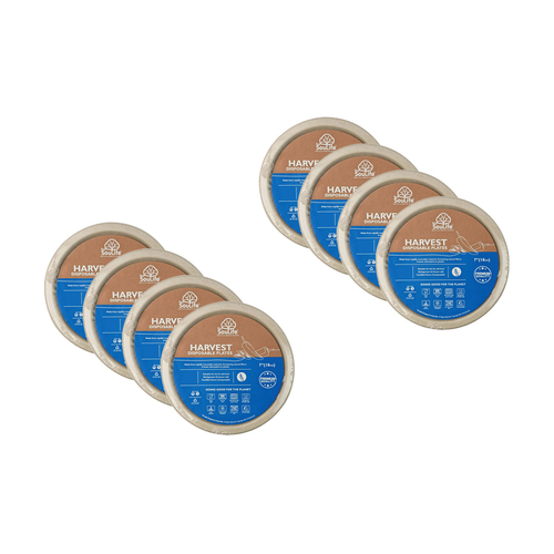 8x 60pc EcoSouLife Harvest Disposable Side Plates 18cm