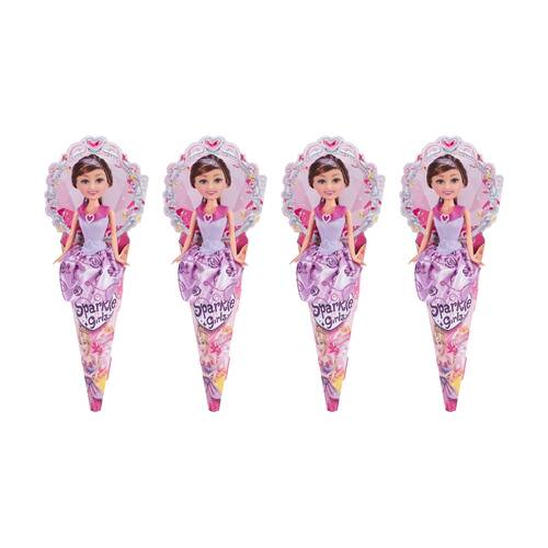 4PK Zuru Sparkle Girlz 10.5In Princess Doll Playset Kids/Children - 3y+ Assorted