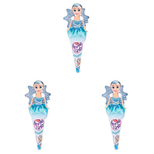 3PK Zuru Sparkle Girlz 10.5 Inch Winter Princess Doll - Assorted 3y+