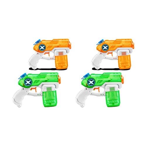 2x 2pc Zuru Xshot Water Blaster Stealth Soaker Gun Kids/Children - 4y+
