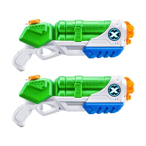 2PK Zuru Xshot Water Blaster Typhoon Thunder Gun Kids/Children - 5y+
