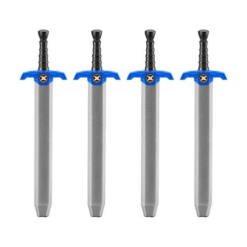 4PK Zuru Xshot Foam Sword Action Figure Kids/Children - 3y+ Assorted