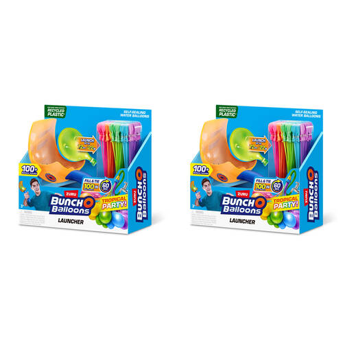 2PK Zuru Bunch O Balloons Launcher w/ 100 Water Balloons 3y+