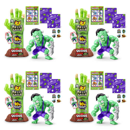 4PK Zuru Smashers Horror House Dissect Build Your Own Monster 3y+ Assorted