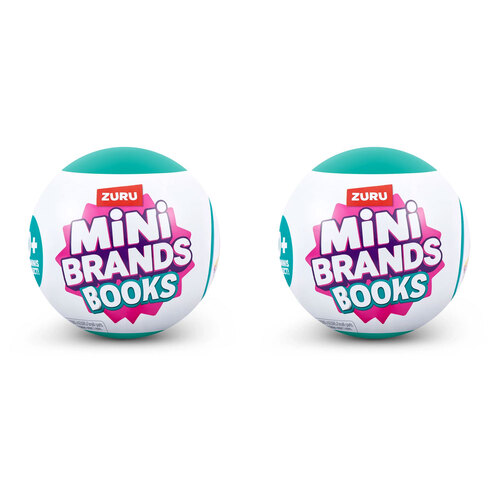 2PK Zuru Mini Brands - Books Mystery Capsule Assorted 3+