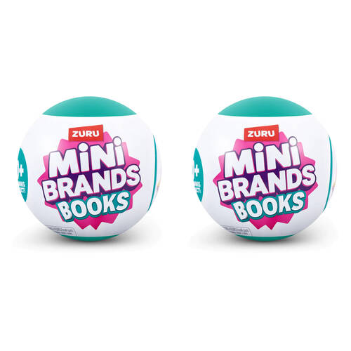 2PK Zuru Mini Brands Books S2 Mystery Book Toys Kids - Assorted 3y+