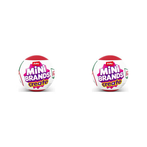 2PK Zuru Mini Brands Create Krispy Kreme Display Pack Miniatures Kids/Children 14y+