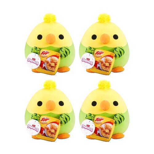 4PK Zuru Snackles Core Licensed Plush 8In WAVE 3 Soft Toy Kids - 0y+ Assorted