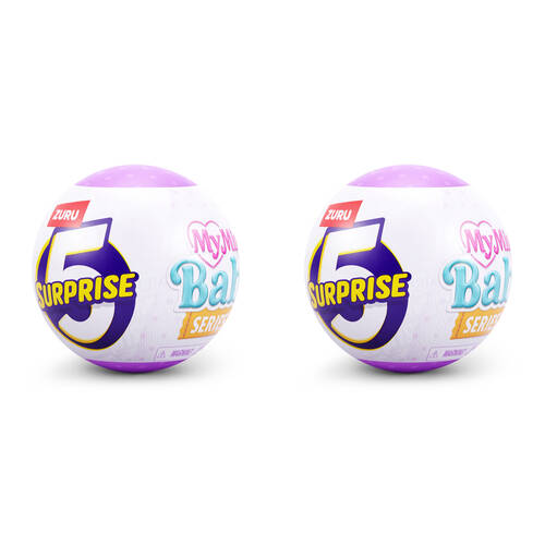 2PK Zuru 5 Surprise My Mini Baby Series 2 Display Dolls Miniatures Kids/Children 3y+
