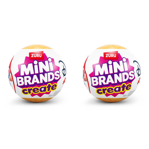 2PK Zuru Mini Brands Create Disney Snacks Series 1 Kids/Children 14y+