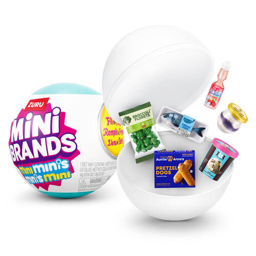 Zuru Mini Brands Fill the Fridge Minis Display Pack Playset Kids/Children 8y+