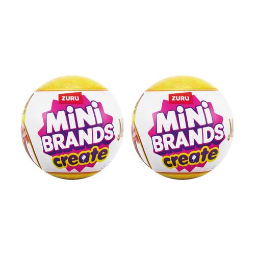 2PK Zuru Mini Brands Masterpieces Series 1 Miniatures Kids/Children - 3y+