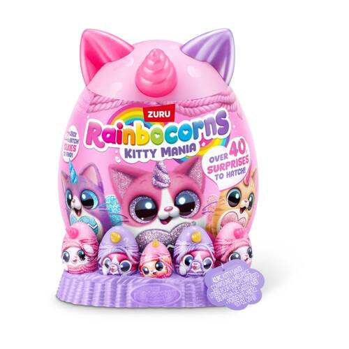 Zuru Rainbocorns Eggzania Kittymania Soft Toy Plush Kids/Children - 3y+