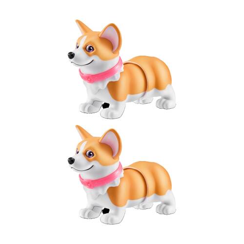 2PK Zuru Pet's Alive Booty Shakin Pups Miniatures Kids/Children - 3y+ Assorted