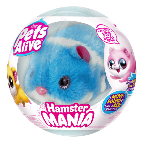 Zuru Pet's Alive Hamstermania Surprise Capsule Kids Toy 3+