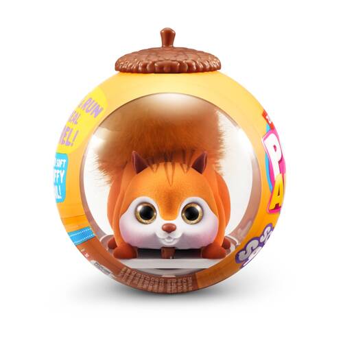 Zuru Pet's Alive Scurry n Squirrel Soft Toy Plush Kids/Children - 3y+ Assorted