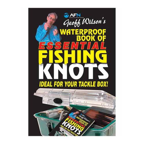 AFN Waterproof Book of Essential Fishing Knots 16-Pages 14.9x10.3cm