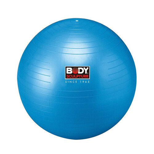 Body Sculpture 75cm Anti-Burst Gym Ball Blue w/ Pump
