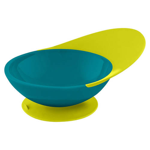 BOON Catch Bowl with Spill Catcher - Blue/Green - 9m+