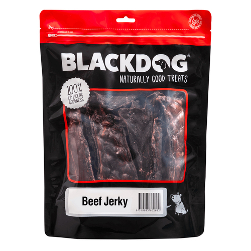 Blackdog Naturally Good Dog Treats Beef Jerky 500g