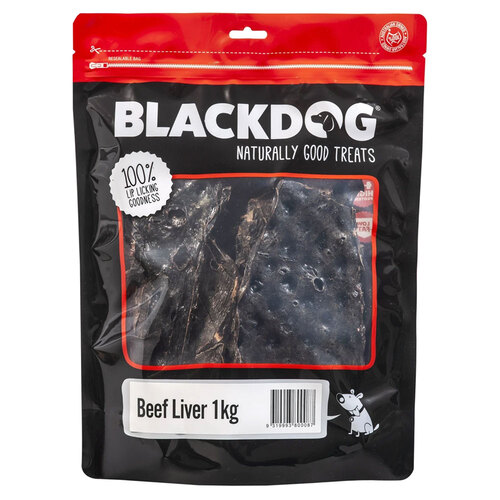 Blackdog Naturally Good Treats Beef Liver 1kg