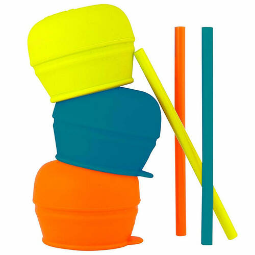 3pc Boon Snug Straw - Boy