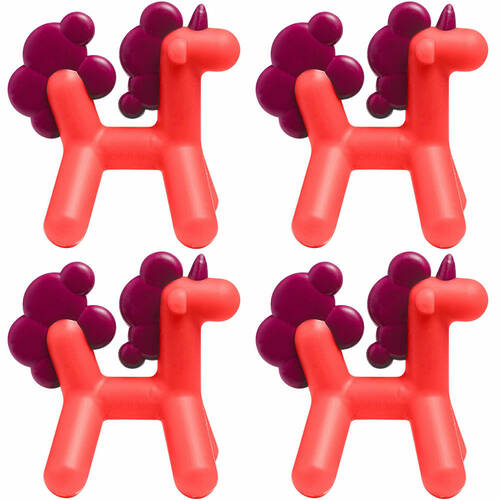 4PK Boon Prance Silicone Teether - Unicorn